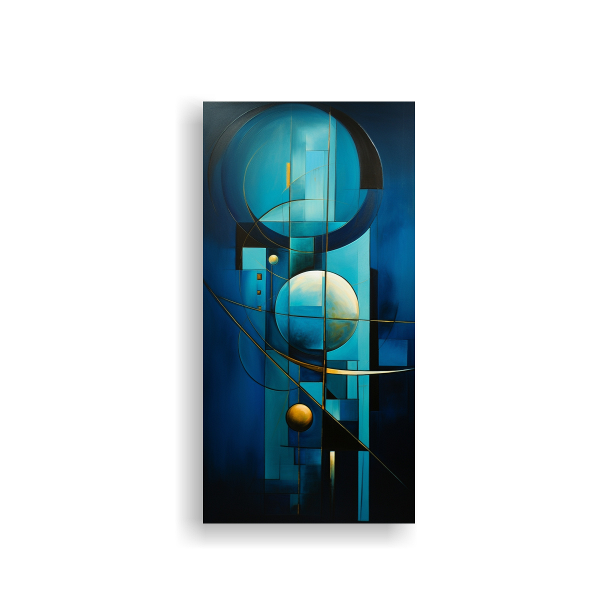 cuadro-abstracto-luminoso-en-bastidor-turquesa