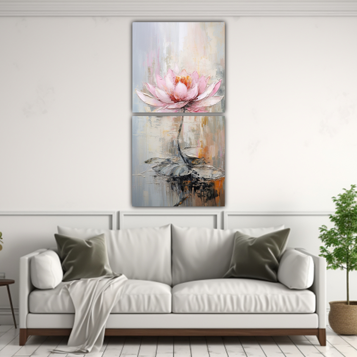 cuadro-abstracto-majestuoso-con-loto-rosa-en-lienzo-1