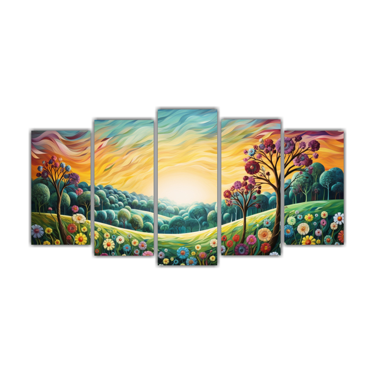 cuadro-abstracto-multicolor-de-prados-exuberantes-en-primavera