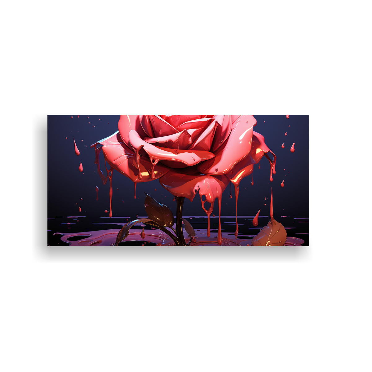 cuadro-abstracto-negro-estilo-plano-rosas-derretidas