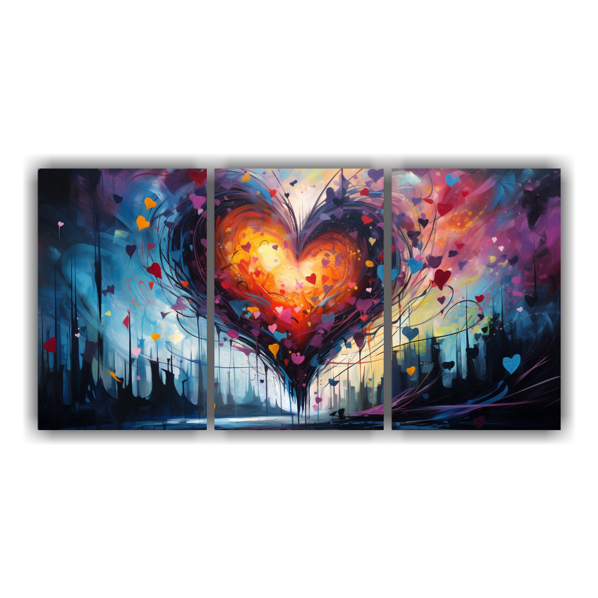 cuadro-abstracto-pared-coraz-n-salvaje-sim-trico