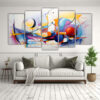 cuadro-abstracto-urbano-colorido-de-cinco-artes-modernos-1-1