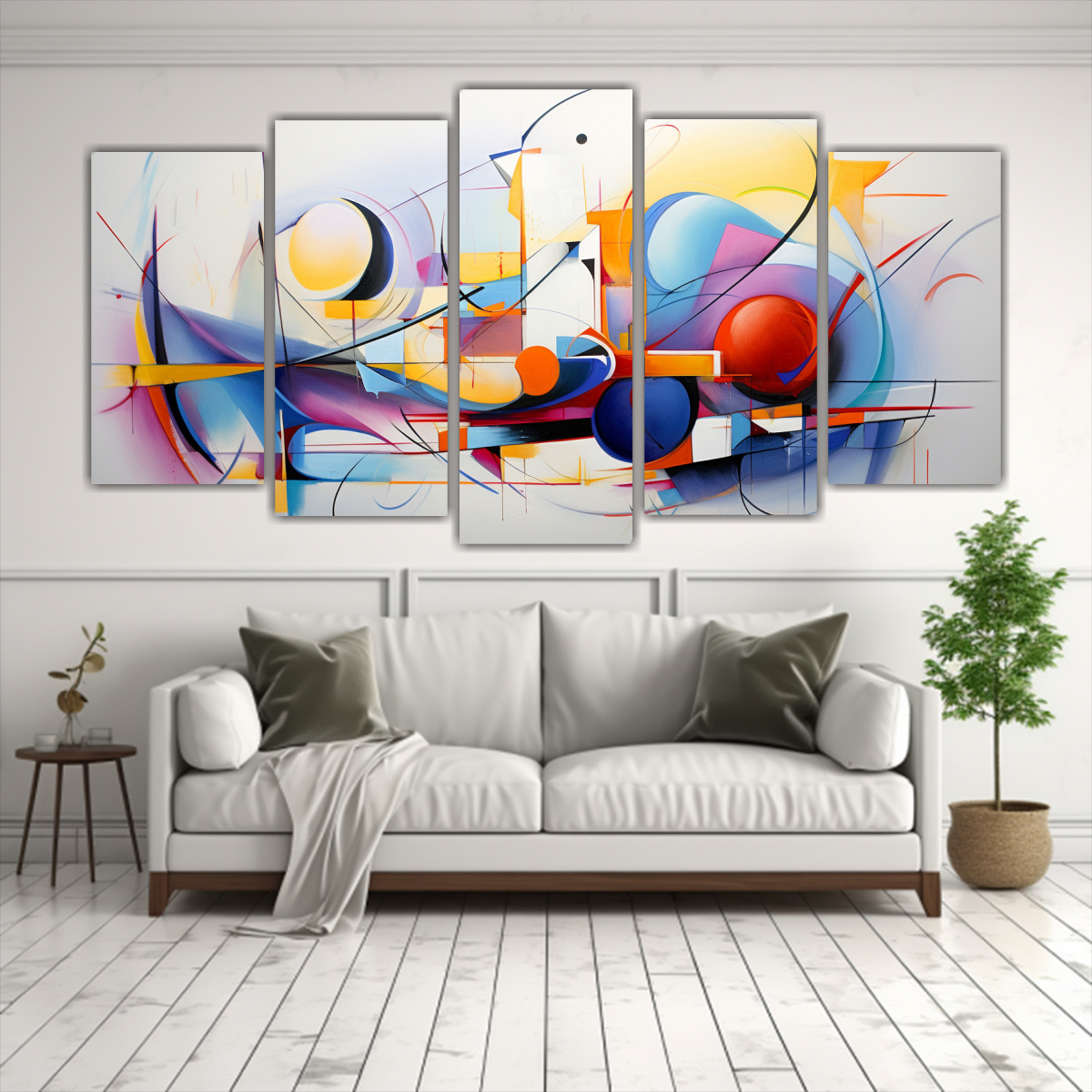 cuadro-abstracto-urbano-colorido-de-cinco-artes-modernos-1-1