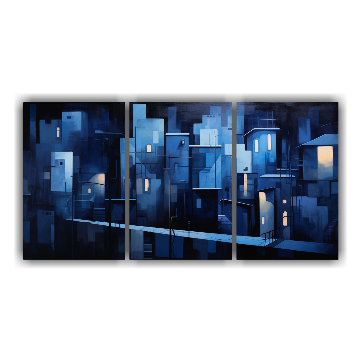 cuadro-abstracto-urbano-nocturno-en-tres-lienzos-horizontal