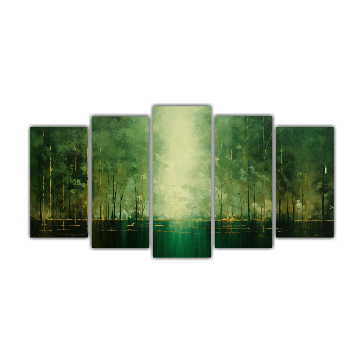 cuadro-abstracto-verde-con-ecos-de-un-bosque-cinco-artes-impreso-protagonismo