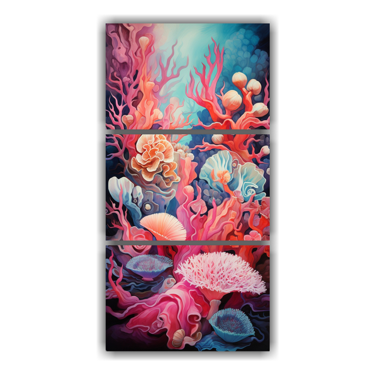 cuadro-acuarela-abstracta-de-coral-en-capas