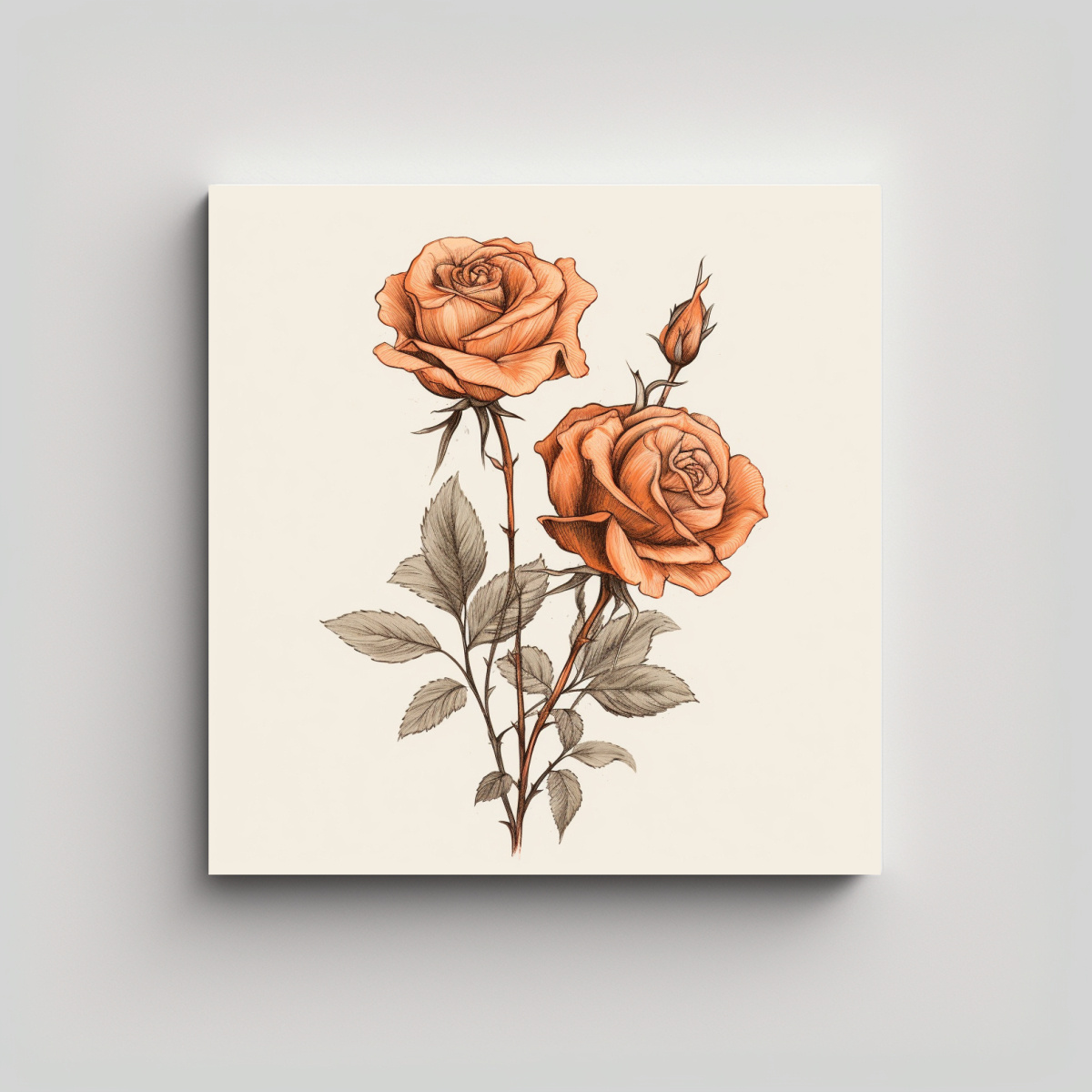 cuadro-acuarela-de-rosas-y-brote-arte-y-movimiento-para-tu-comedor