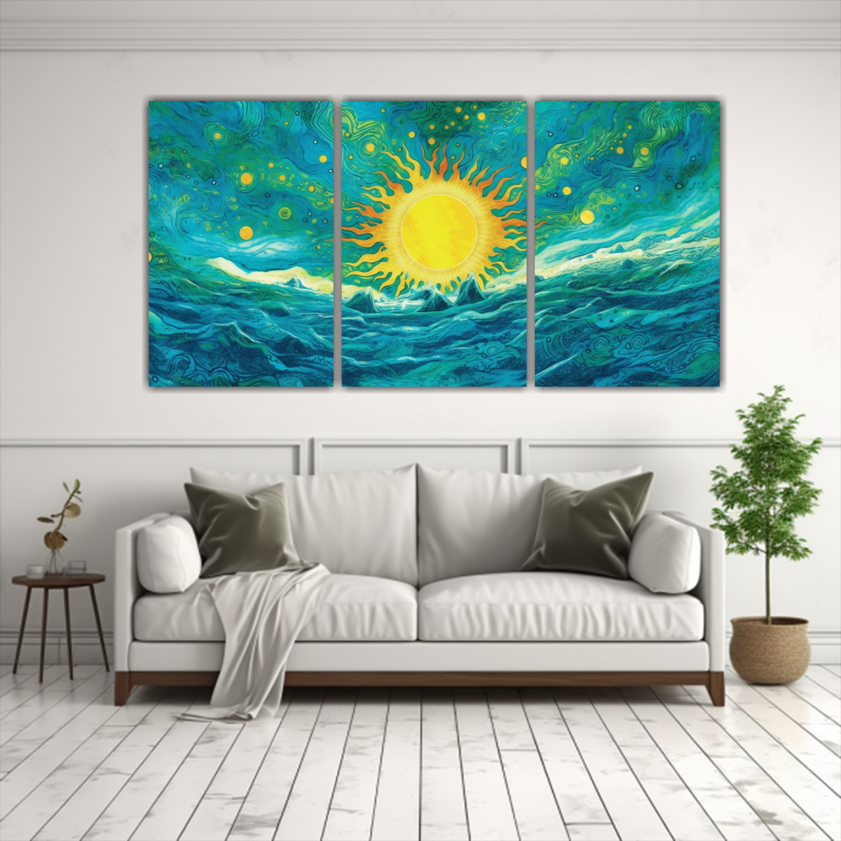 cuadro-acuarela-poder-del-sol-con-superficie-azul-y-verde-estilo-decorativo-1