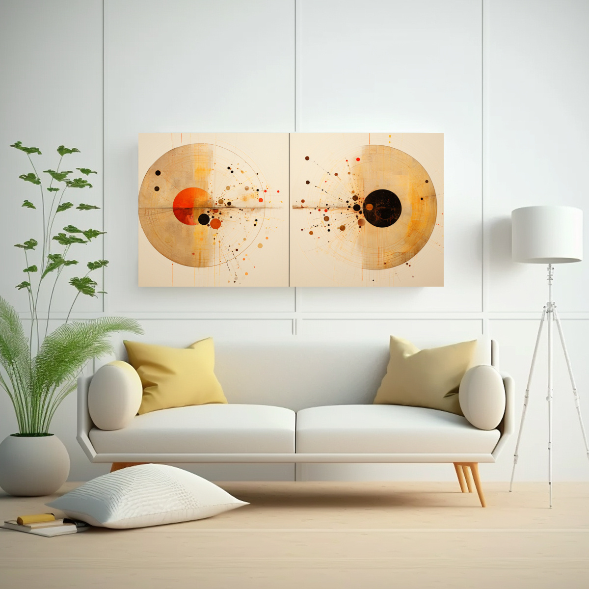 cuadro-arte-de-pared-abstracto-con-c-rculo-de-puntos-y-l-neas-1