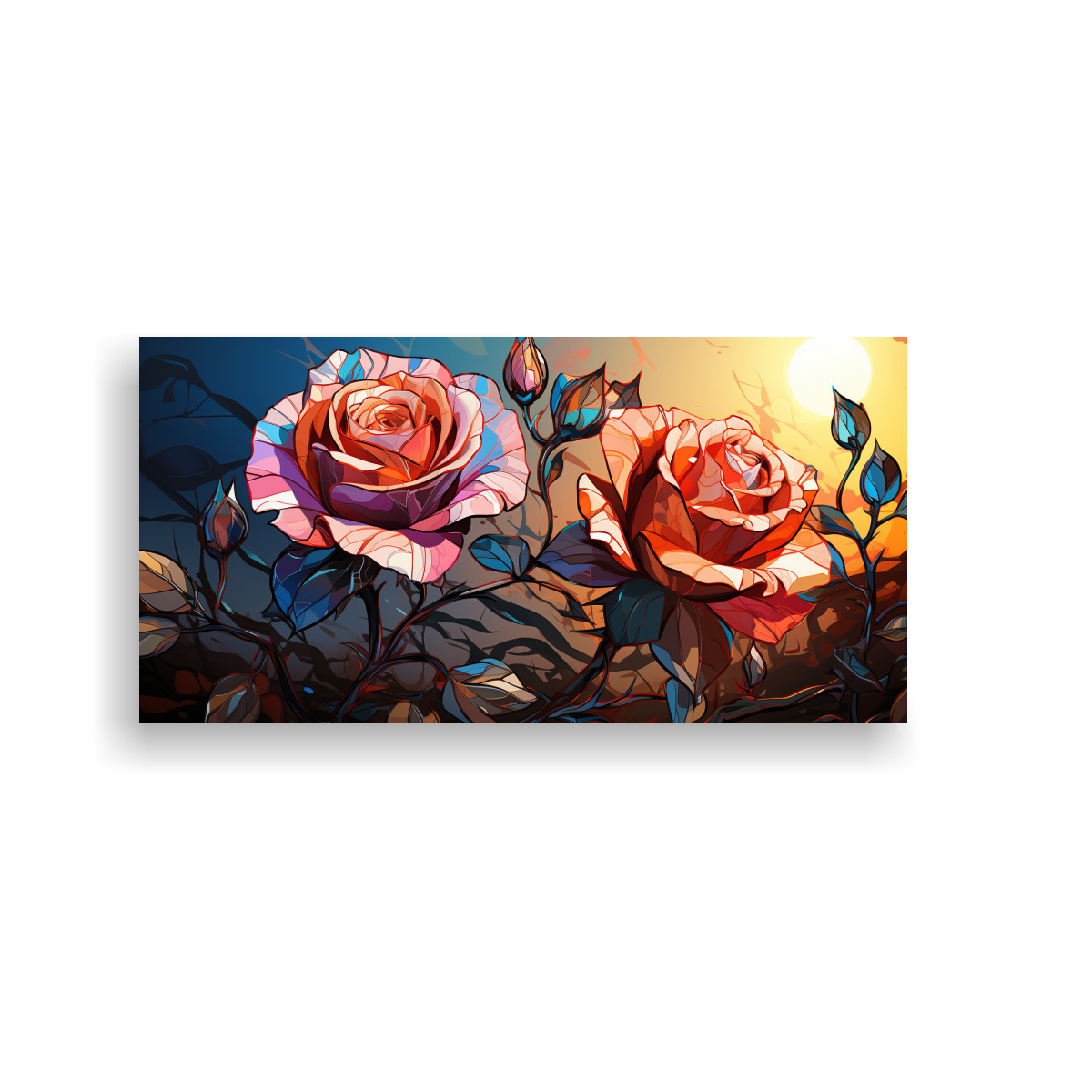 cuadro-arte-decorativo-protagonismo-rosa-estilo-pop-art