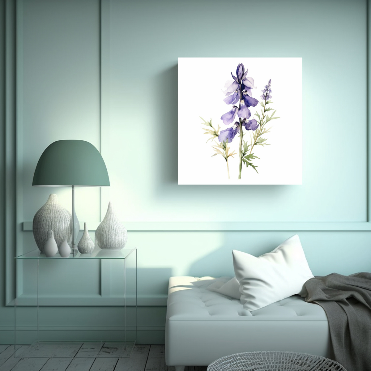 cuadro-conceptual-de-poder-con-flor-de-monkshood-en-acuarela-1