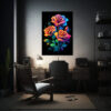 cuadro-conceptual-modernidad-con-rosas-ne-n-arte-en-lienzo-colorido-con-fondo-oscuro-y-nitidez-1-1