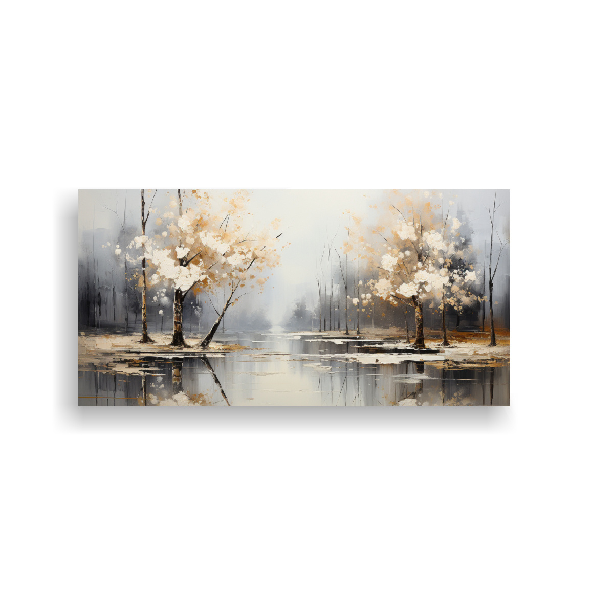 cuadro-cuadro-mural-de-rboles-en-plata-y-blanco