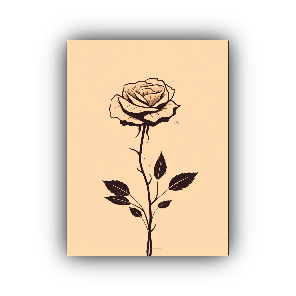 cuadro-cuadro-pop-art-de-rosa-negra-boho