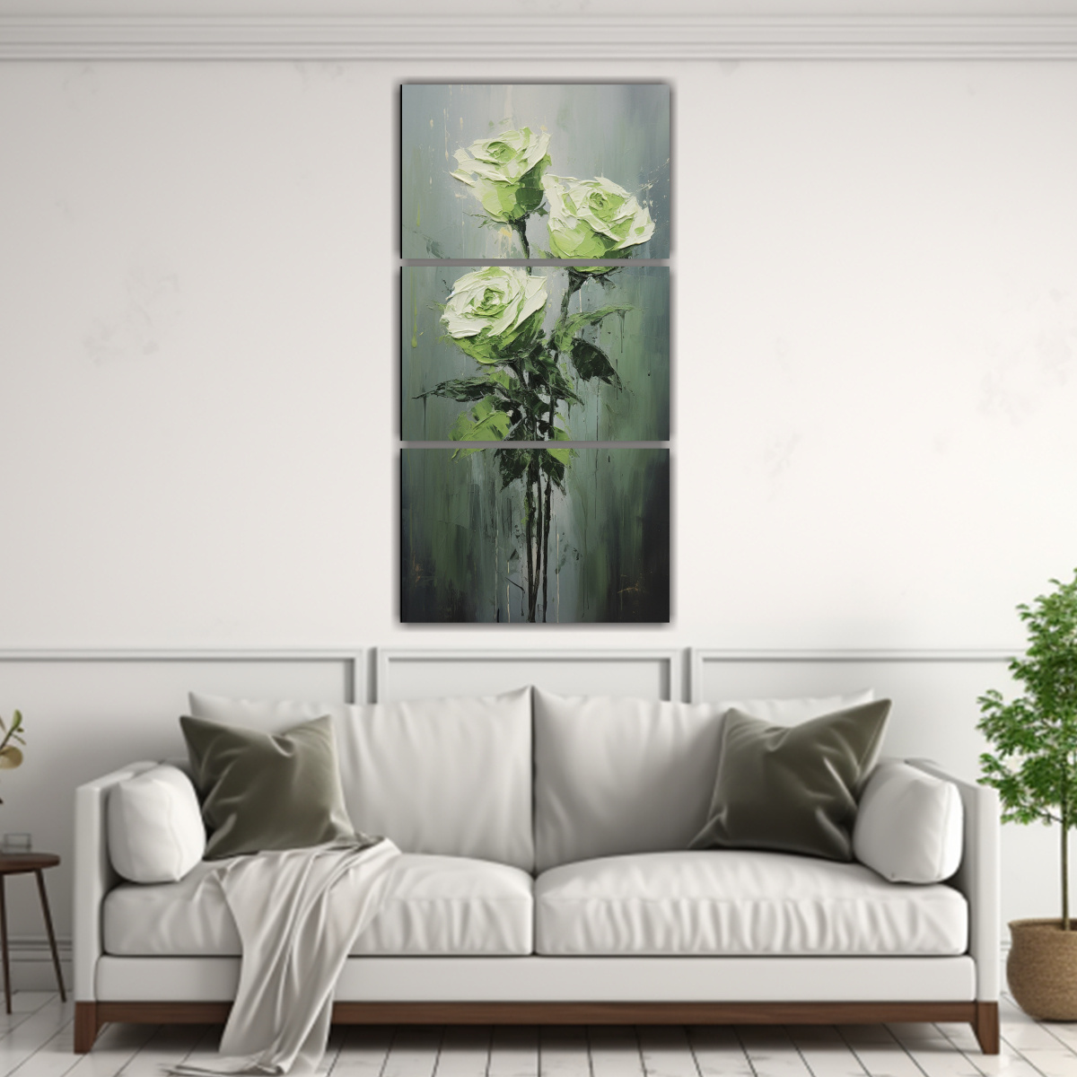 cuadro-de-3-telas-hermoso-exuberante-pintura-de-rosas-verdes-en-bastidor-al-estilo-de-1
