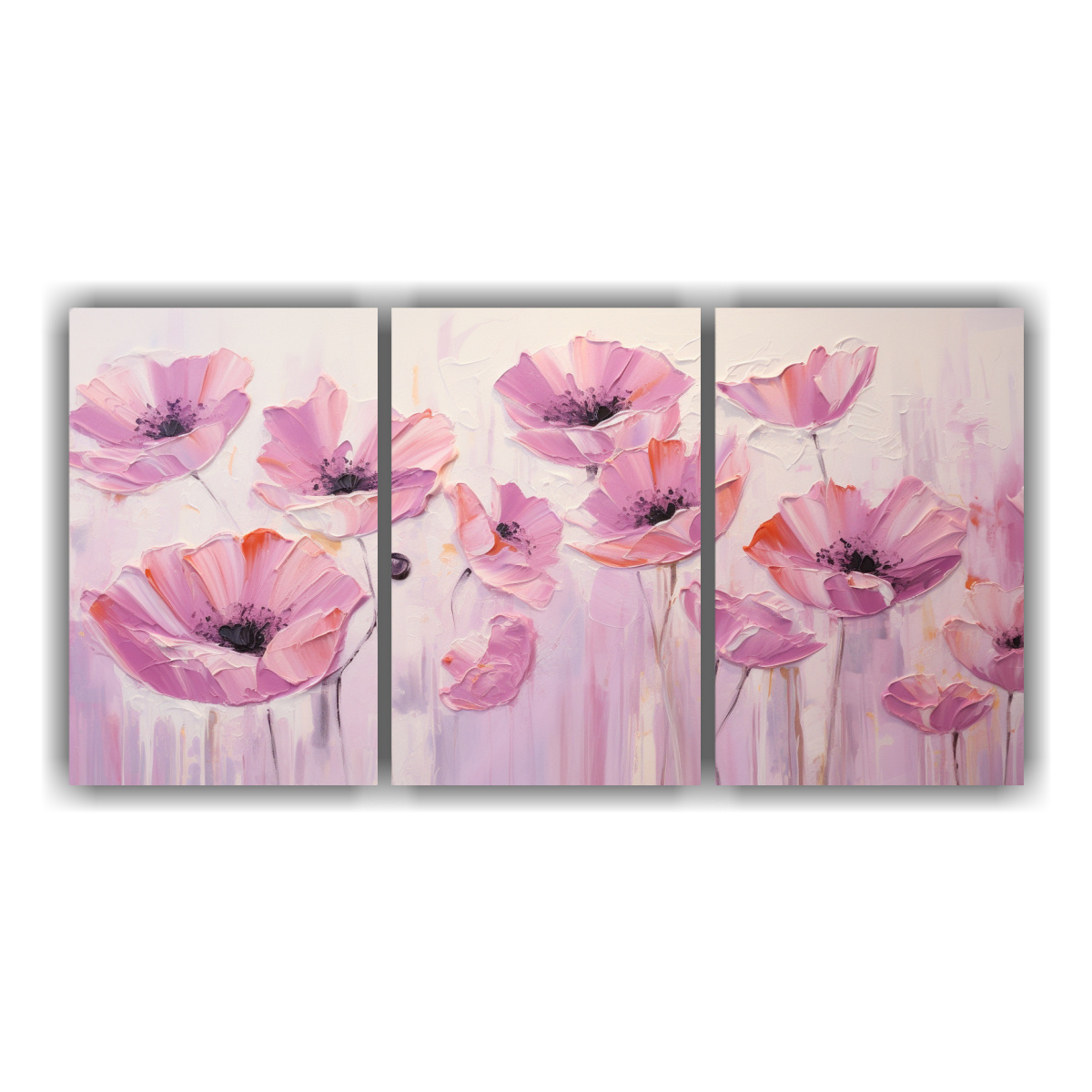 cuadro-de-arte-conceptual-vision-set-3-con-pintura-de-amapolas-en-lienzo