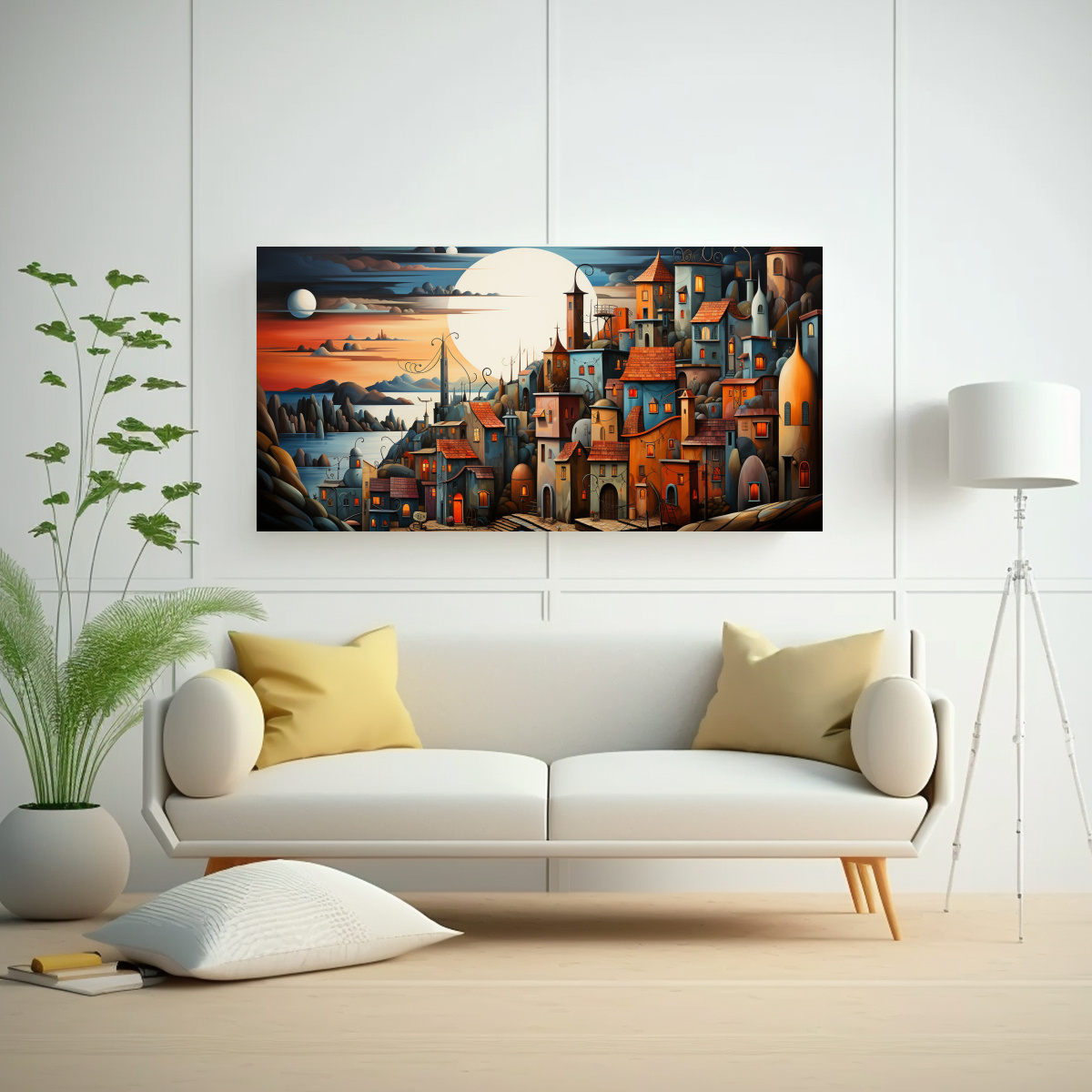 cuadro-de-ciudad-en-estilo-cubista-para-decoraci-n-del-comedor-1