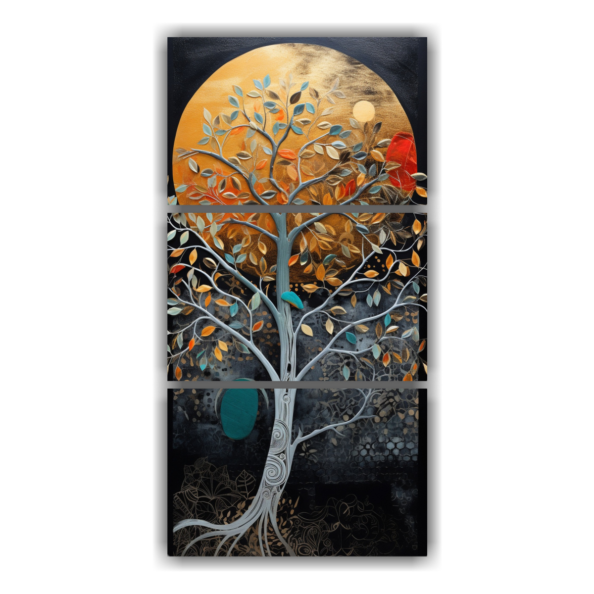 cuadro-de-estilo-galer-a-con-rbol-en-colores-vibrantes-y-plateados-