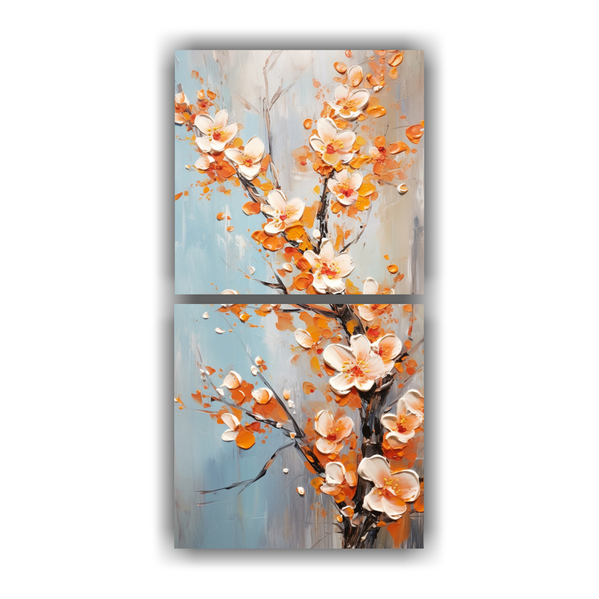 cuadro-de-flores-de-cerezo-naranja-en-lienzo-para-decoraci-n