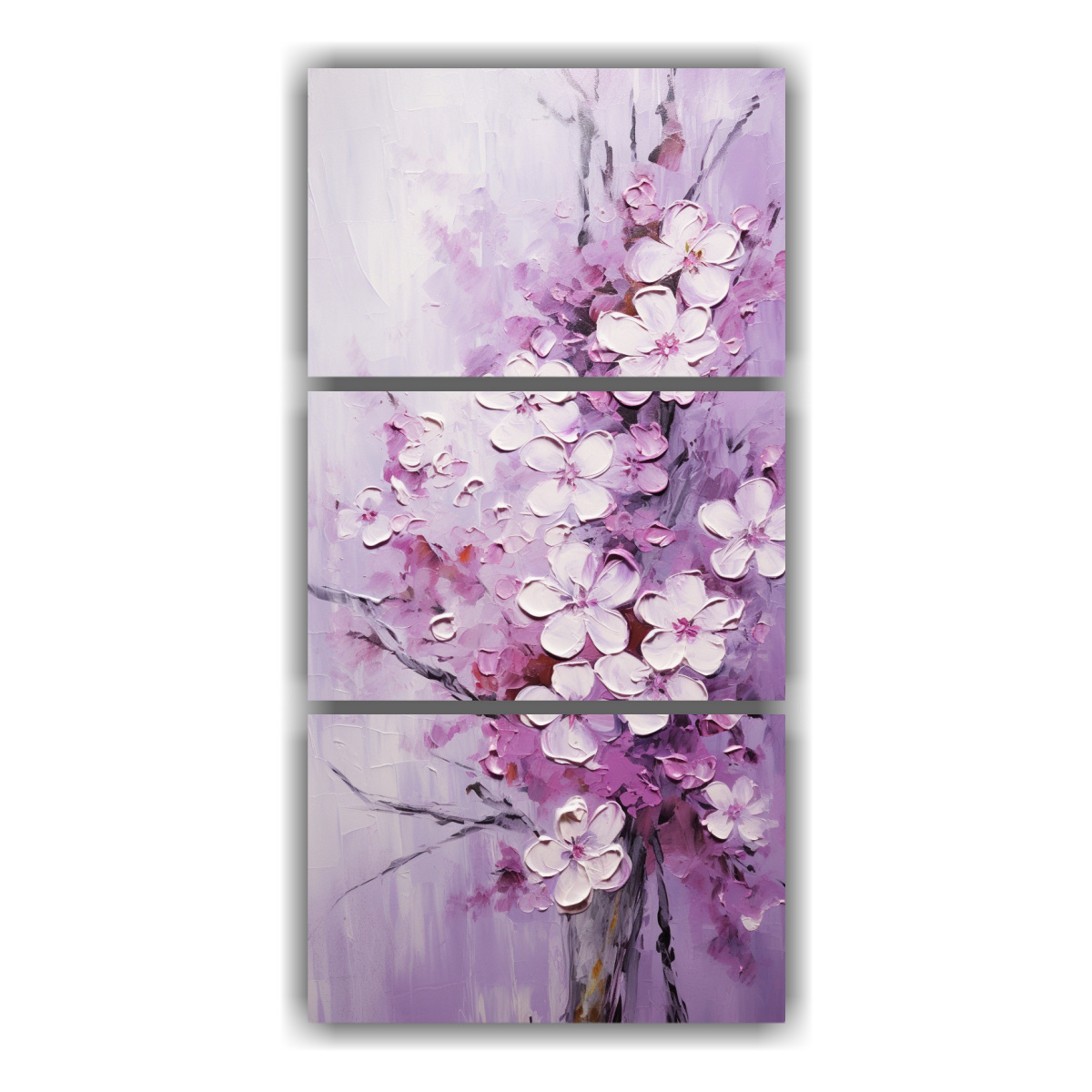cuadro-de-flores-de-cerezo-p-rpura-en-bastidor-de-tela