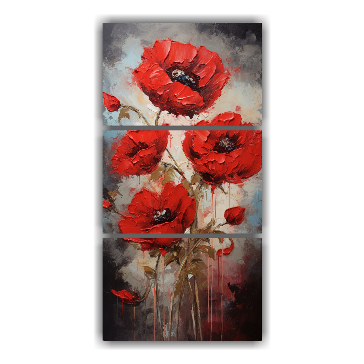 cuadro-de-flores-y-figuras-en-lienzo-al-estilo-de-las-tres-artes-de-pared-amapolas