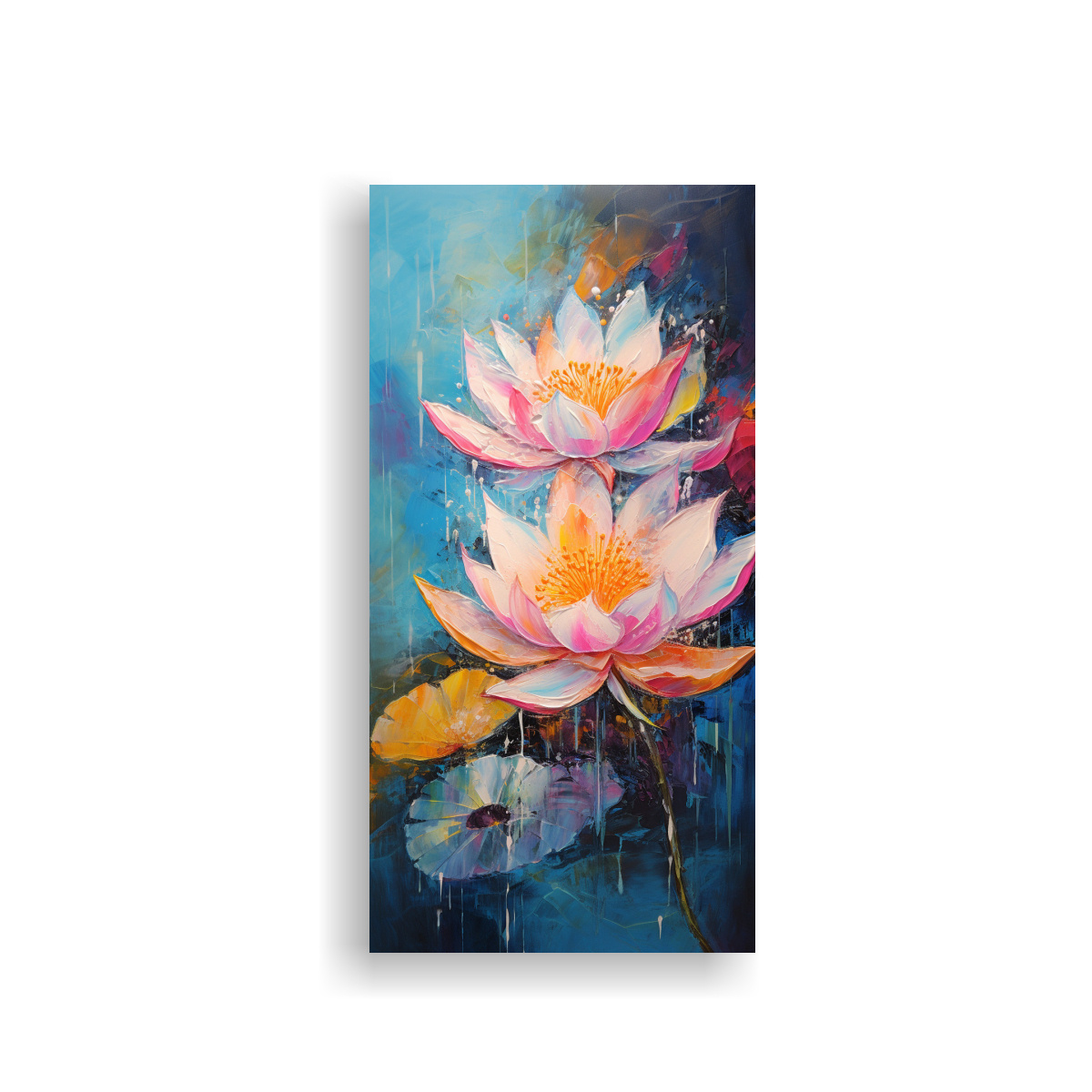 cuadro-de-imagen-con-expresividad-en-vibrantes-colores-de-loto-en-lienzo