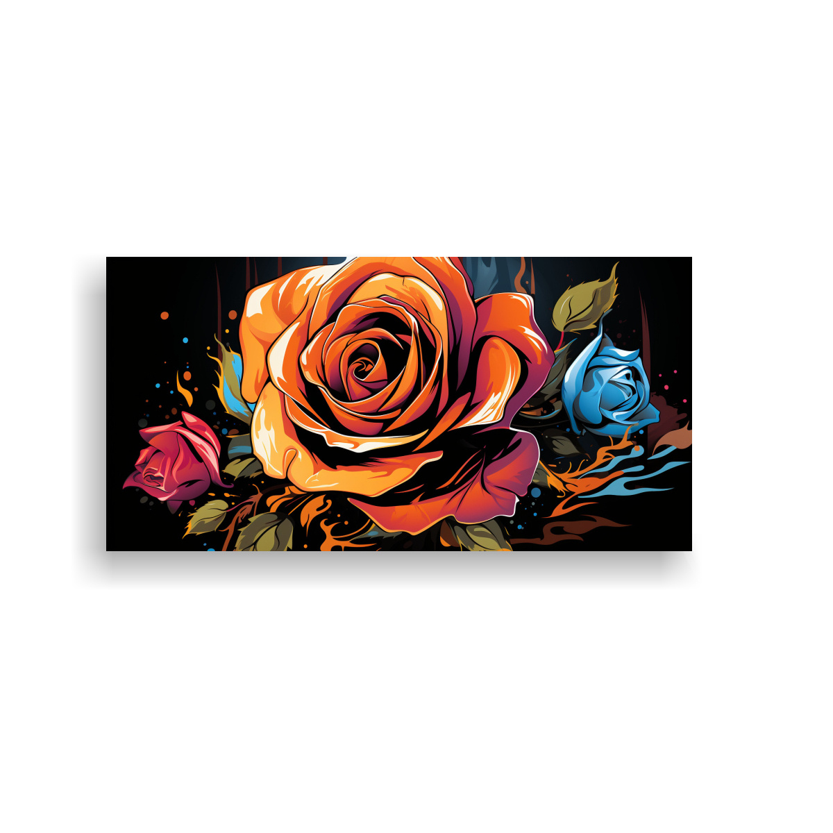 cuadro-de-inspiraci-n-estilo-graffiti-de-rosa-floreada-para-decoraci-n-de-pinturas