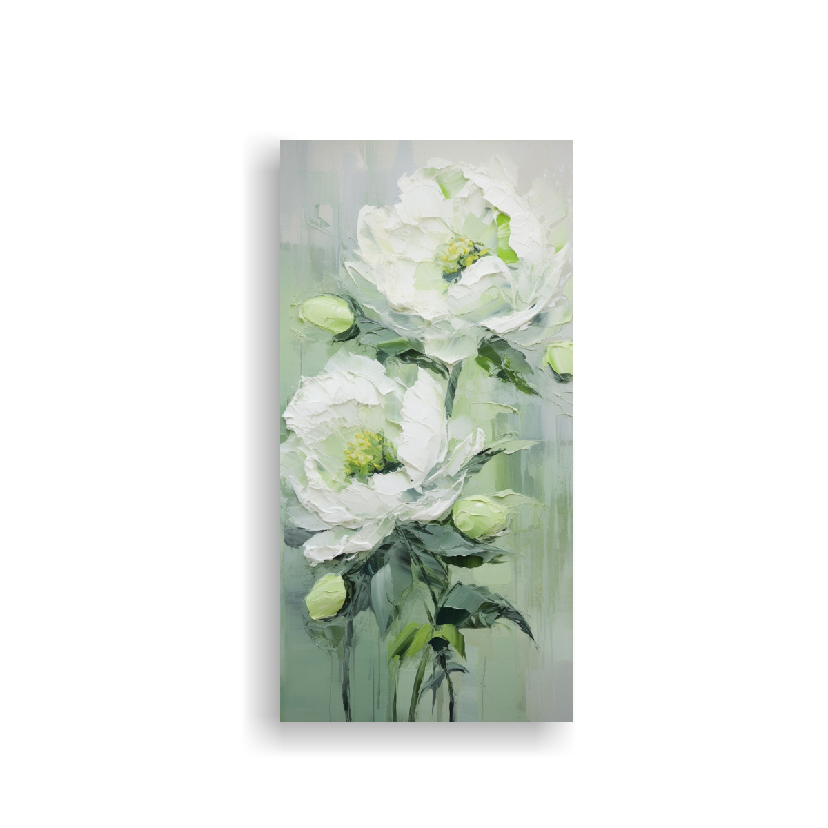 cuadro-de-lienzo-conceptual-rectangular-con-peon-as-verdes-en-estilo-decorativo