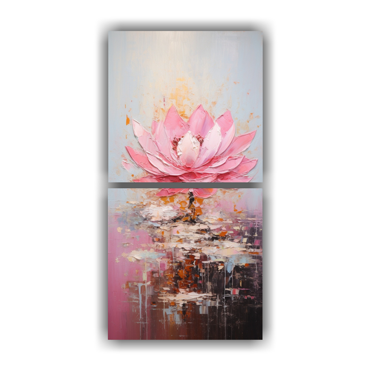 cuadro-de-loto-rosa-en-lienzo-estilo-pintura-ilustrativa-juego-de-2-lienzos