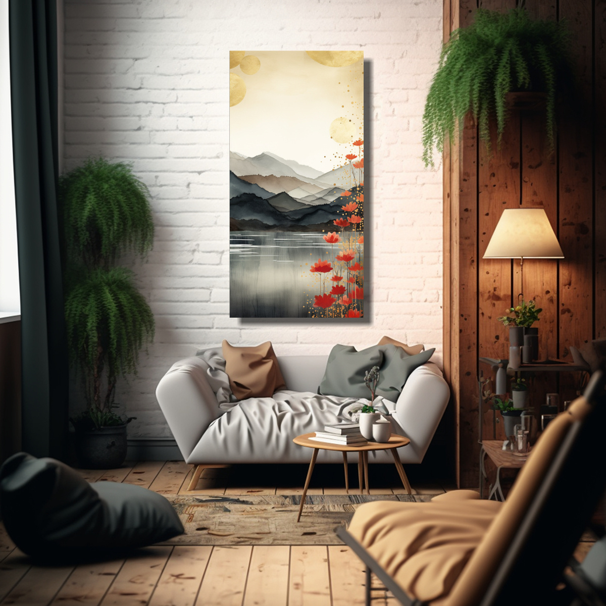 cuadro-de-monta-as-reflejadas-en-un-paisaje-abstracto-1