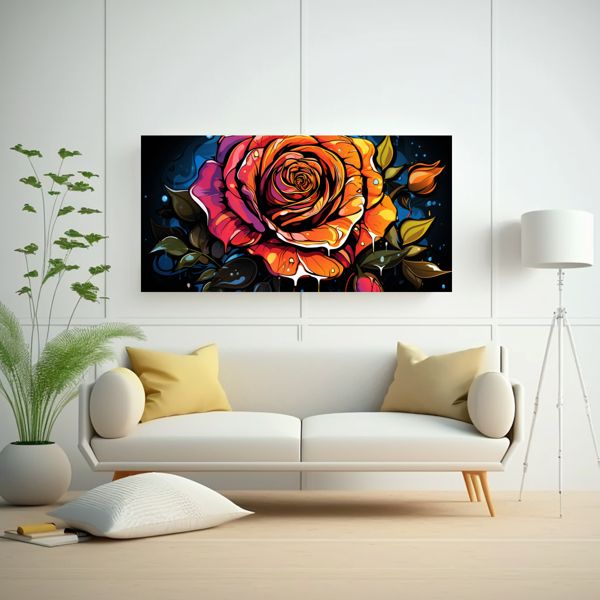 cuadro-de-tela-con-dise-o-de-rosa-estilo-graffiti-intensa-vitalidad-1