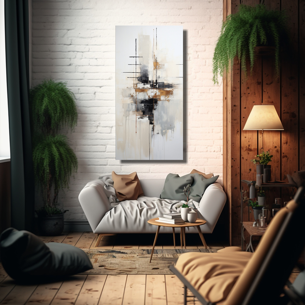 cuadro-de-tela-fotogr-fica-barco-abstracto-en-blanco-y-negro-1