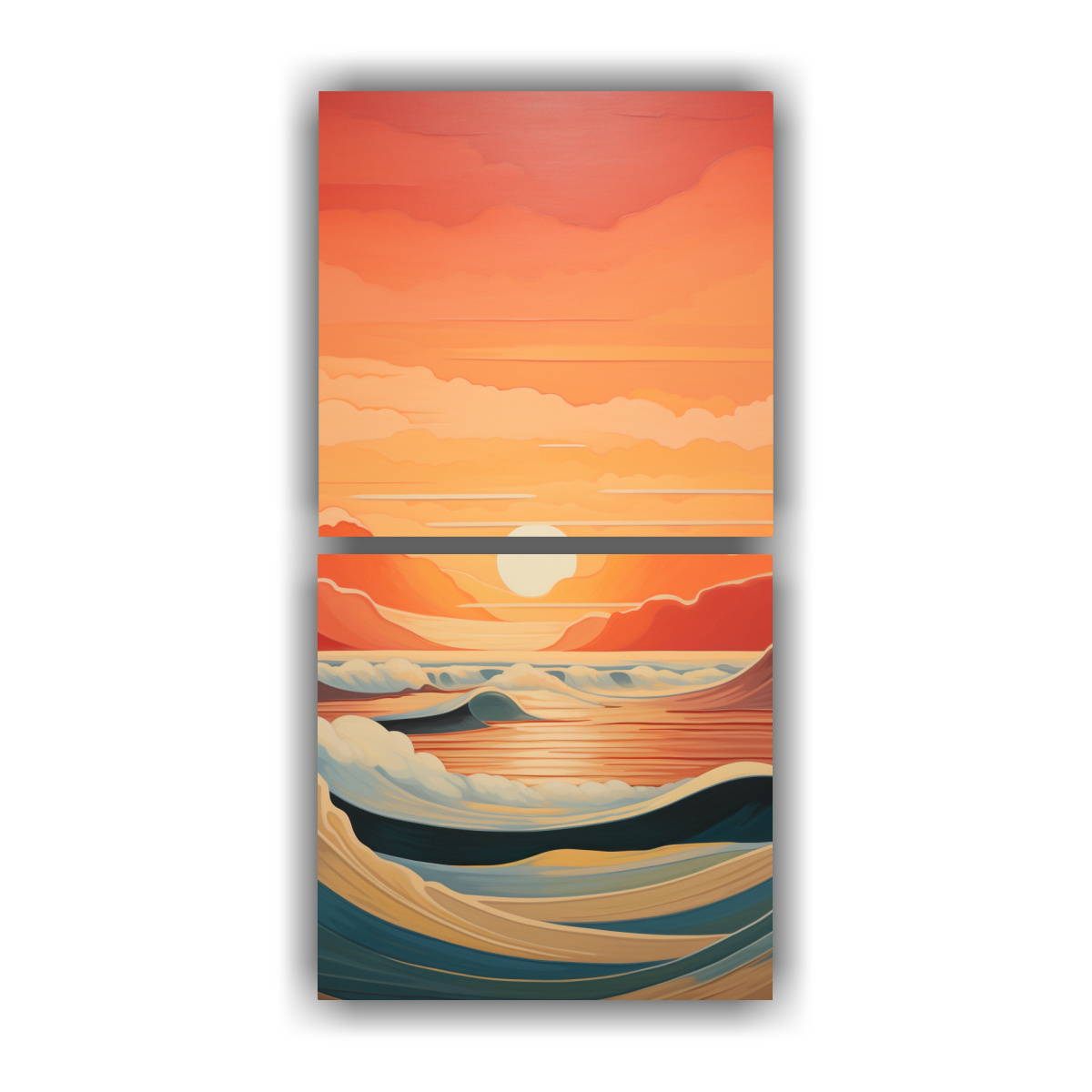 cuadro-decorativo-abstracto-de-un-atardecer-costero-en-tonos-c-lidos-