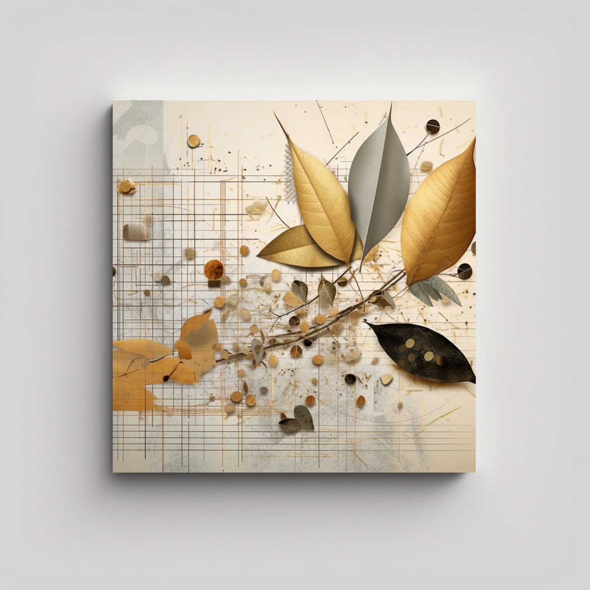 cuadro-decorativo-collage-geom-trico-y-arte-nico-con-hojas-secas