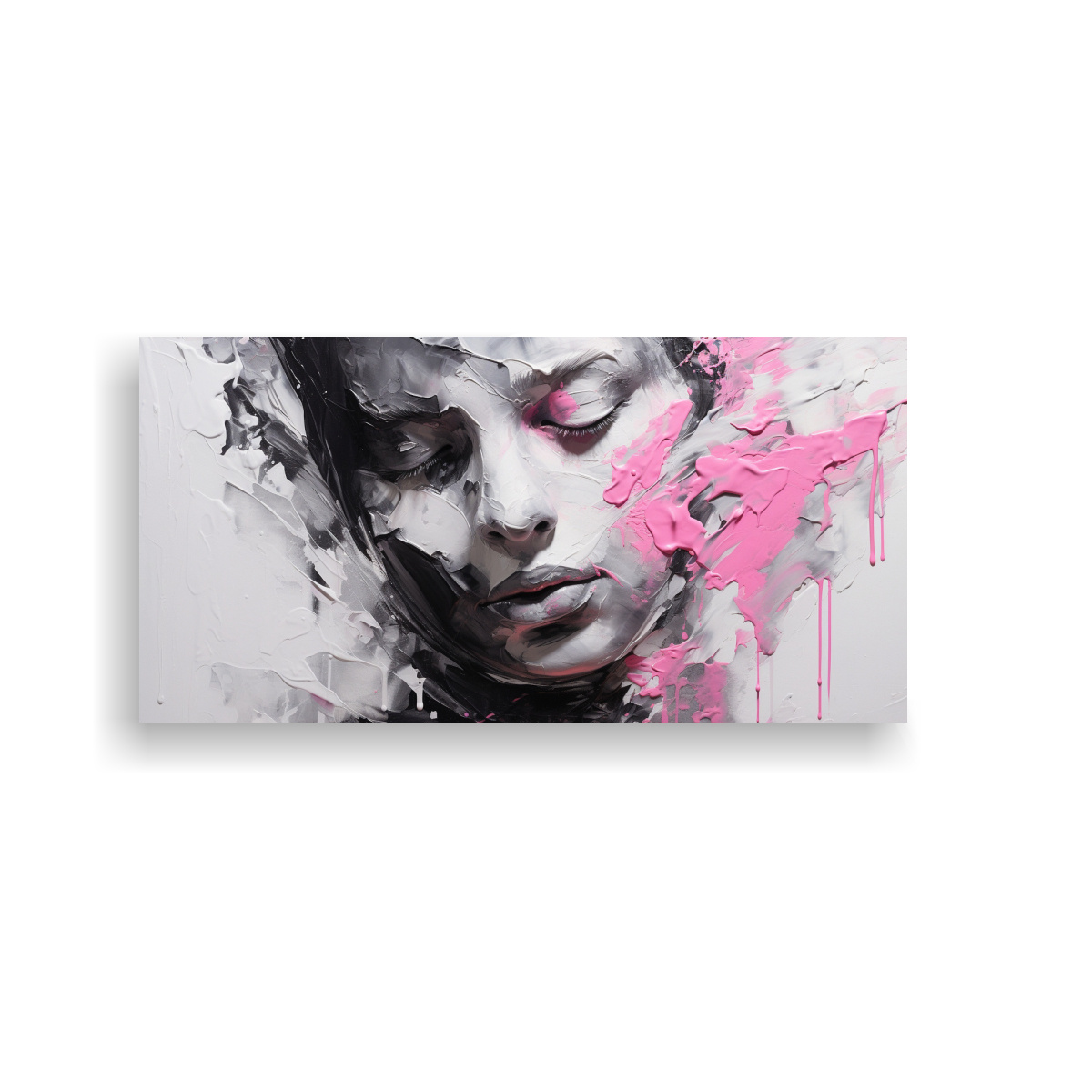 cuadro-decorativo-composici-n-facial-equilibrada-con-contornos-y-salpicaduras-en-plata-y-rosa