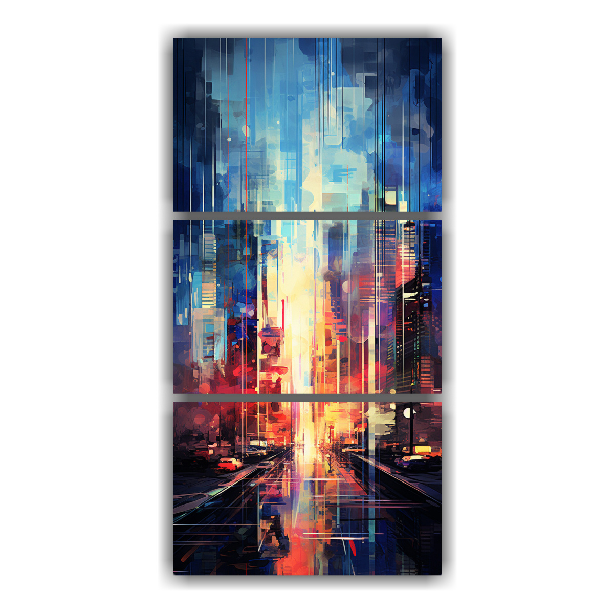 cuadro-decorativo-de-mezcla-de-arte-de-medios-vibrantes-de-dise-os-simples-de-fallas-y-skylines-