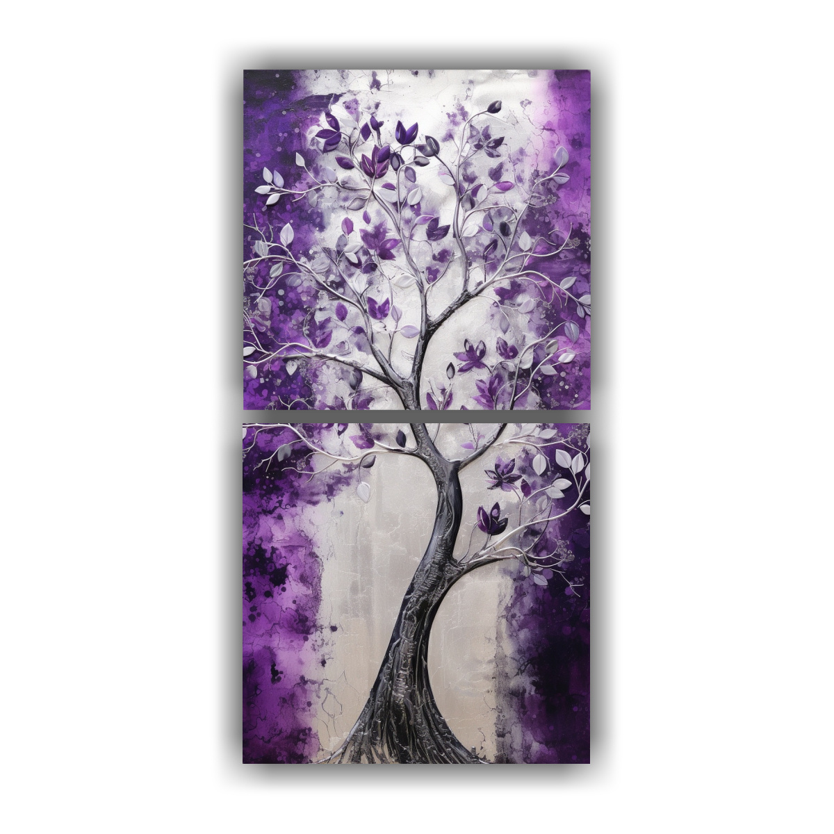 cuadro-decorativo-de-rbol-en-p-rpura-y-plateado-dos-cuadros-vanguardia-interiores