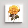 cuadro-decorativo-de-rosa-amarilla-en-estilo-anime-para-sala