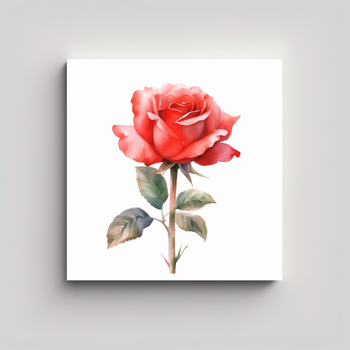 cuadro-decorativo-de-rosa-roja-en-acuarela-para-comedor