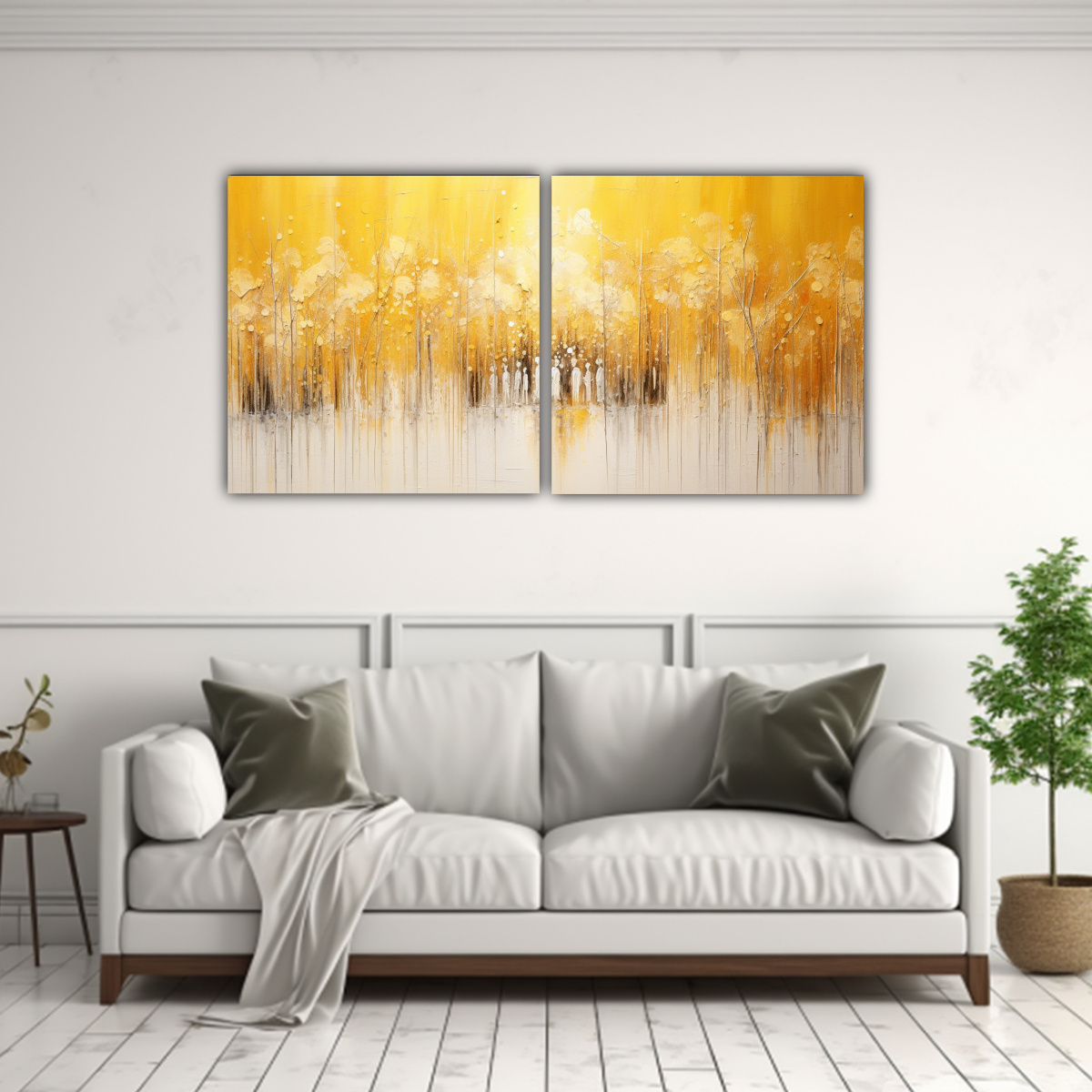 cuadro-decorativo-en-amarillo-y-plateado-estilo-vanguardia-1