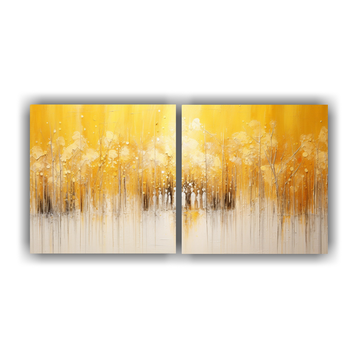 cuadro-decorativo-en-amarillo-y-plateado-estilo-vanguardia