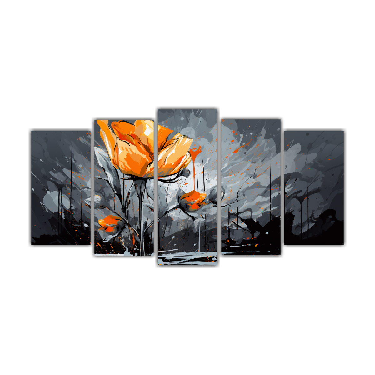 cuadro-decorativo-estilo-neonoir-de-cinco-lienzos-horizontales-con-pincelada-media-y-atm-sfera-c-lida-