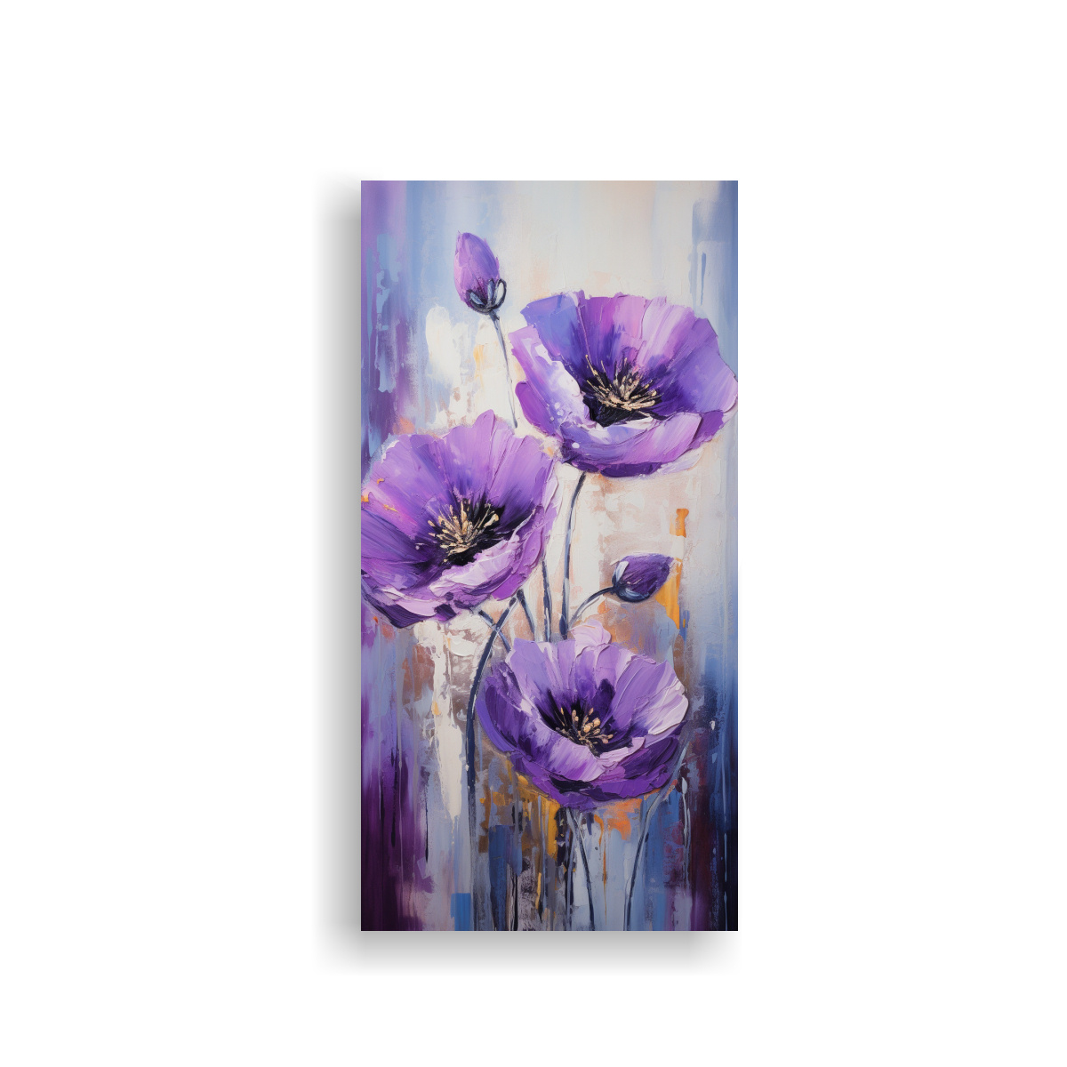 cuadro-decorativo-estilo-reflejo-creativo-de-canva-a-purple-poppies-en-lienzo