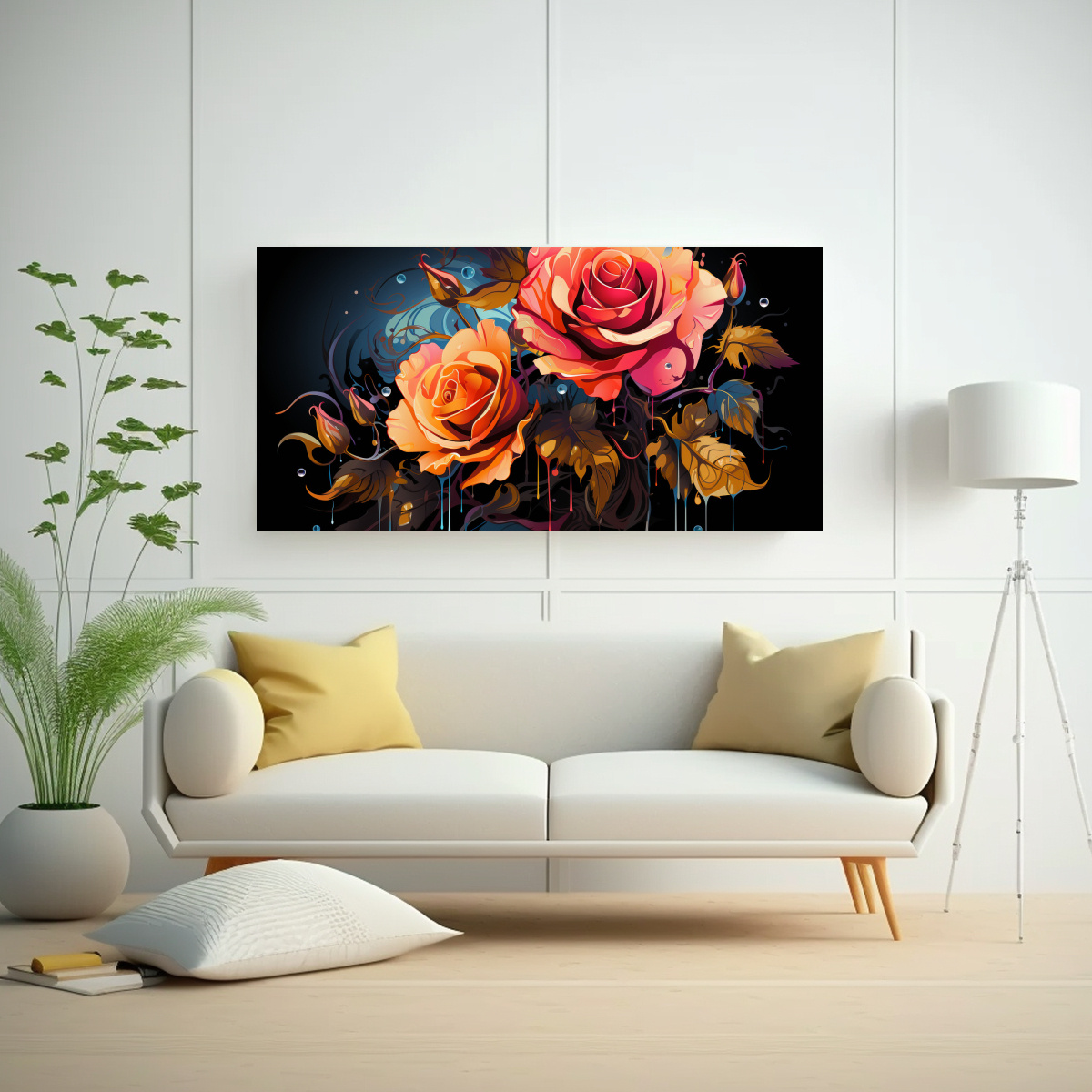 cuadro-decorativo-multicolor-de-habitaci-n-conceptual-con-rosa-vibrante-en-pintura-que-gotea-1-1
