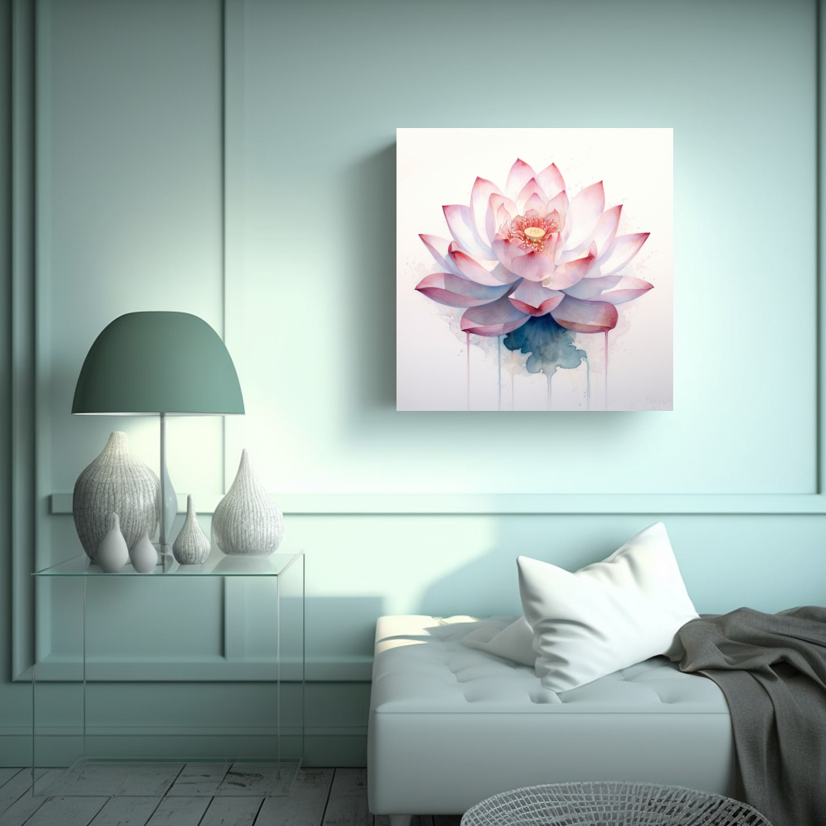 cuadro-decorativo-vanguardia-simetr-a-lienzo-de-acuarela-de-loto-blanco-1