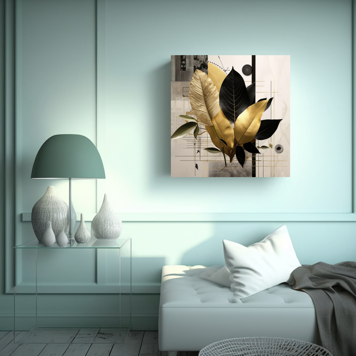 cuadro-decorativo-vanguardista-collage-geom-trico-con-hojas-secas-1