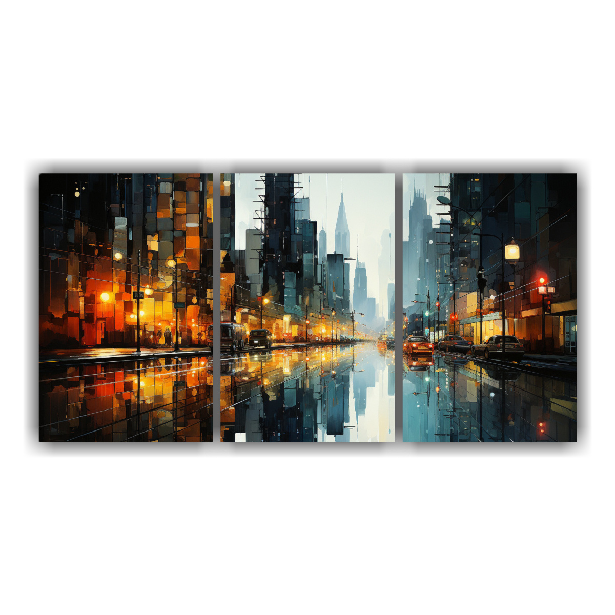 cuadro-dibujo-relieve-ciudad-fragmentada