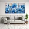 cuadro-en-bastidor-decoraci-n-obra-maestra-estilo-de-pintura-azul-amapolas-1