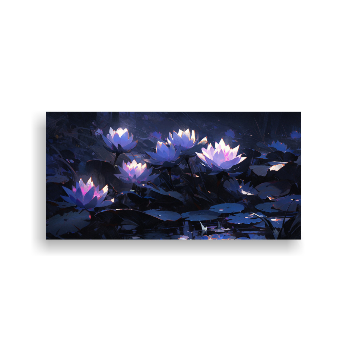 cuadro-en-lienzo-de-arte-de-pared-con-hermosos-lineales-de-un-loto-negro-m-gico-en-estilo-decorativo