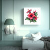 cuadro-est-tico-de-hibiscus-en-vector-2d-sobre-tela-en-bastidor-1
